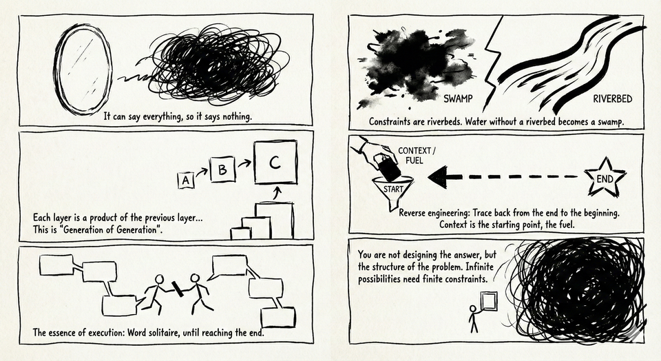 Generation of Generation: The Reverse Engineering of LLM Mastery